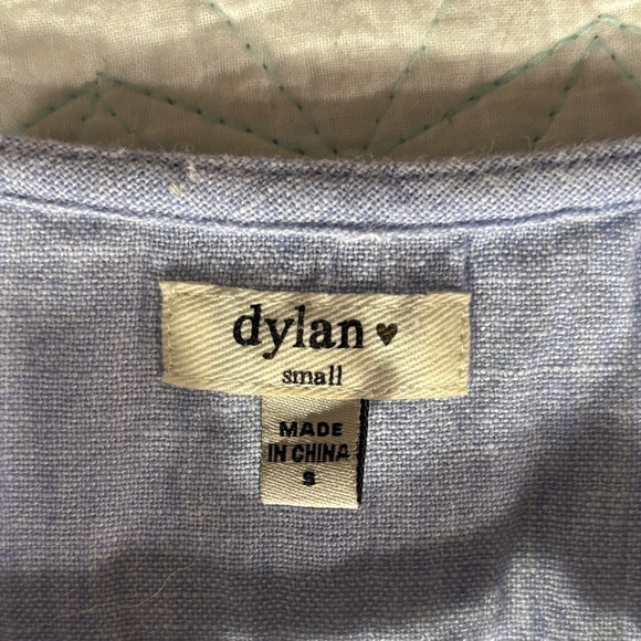 Dylan Light Blue Fabric with Tag Detail - Picture 2 of 9